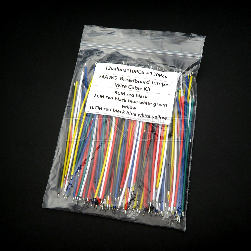 130Pcs 24AWG Breadboard Jumper - Diy Electronics Breadboard ulasan dan harga